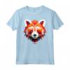 Panda Rosso Maglietta - Design Grafico Originale per Amanti degli Animali - Ideale come Regalo di Compleanno o Natale