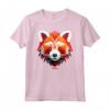 Panda Rosso Maglietta - Design Grafico Originale per Amanti degli Animali - Ideale come Regalo di Compleanno o Natale