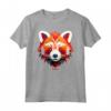 Panda Rosso Maglietta - Design Grafico Originale per Amanti degli Animali - Ideale come Regalo di Compleanno o Natale
