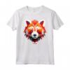 Panda Rosso Maglietta - Design Grafico Originale per Amanti degli Animali - Ideale come Regalo di Compleanno o Natale