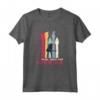 Keep Calm and Rock On - Retro Vintage Guitar Player Music Band Maglietta - Ideale per Musicisti e Amanti della Musica
