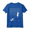 Cats Playing Musical Notes Tshirt Maglietta - Unique Music Lover Cat Tee for Friends and Family