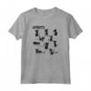 HapTiger Kitties Rock Music Collage Maglietta - Unique Black Cat Tee for Music Lovers of All Ages