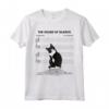 HapTiger Lover Maglietta T-Shirt con Gatto e Musica - Regalo Divertente per Festa della Mamma, Compleanno, e Altro