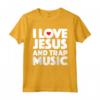 I love Jesus and Trap Music T-shirt - Camicia amante religiosa - Perfect for Christian Music Lovers