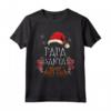 Papà Santa Matching Pigiama Regalo Xmas Babbo Natale Maglietta - Ideale per Vigilia di Natale in Famiglia