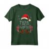 Papà Santa Matching Pigiama Regalo Xmas Babbo Natale Maglietta - Ideale per Vigilia di Natale in Famiglia