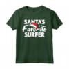 Pigiama di Natale Preferito della Famiglia Surfista di Babbo Natale - Maglietta Divertente per Feste Natalizie - Ideale per Regali di Natale Unici