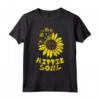 Hippie Soul Sunflower Peace Vintage Retro Floral Women's Maglietta - Ideal Gift for Nature Lovers and Hippies - Buy Retro Hippie Tee Online