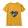 Donna Bandiera Nauru I Love Heart of Oak - National Pride & Unity Maglietta con Collo a V - Ideale per Feste Nazionali e Eventi Culturali