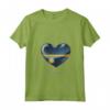 Donna Bandiera Nauru I Love Heart of Oak - National Pride & Unity Maglietta con Collo a V - Ideale per Feste Nazionali e Eventi Culturali