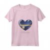 Donna Bandiera Nauru I Love Heart of Oak - National Pride & Unity Maglietta con Collo a V - Ideale per Feste Nazionali e Eventi Culturali