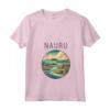 Donna Nauru Art Deco Maglietta con Collo a V - Design Unico per Viaggiatori e Turisti