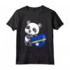 Nauru Bandiera Panda Cuore - Love Nauru Maglietta con Radici Nauruane - Ideale per Mostrare Orgoglio Nauruano o come Souvenir per Turisti