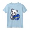 Nauru Bandiera Panda Cuore - Love Nauru Maglietta con Radici Nauruane - Ideale per Mostrare Orgoglio Nauruano o come Souvenir per Turisti