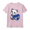 Nauru Bandiera Panda Cuore - Love Nauru Maglietta con Radici Nauruane - Ideale per Mostrare Orgoglio Nauruano o come Souvenir per Turisti