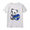 Nauru Bandiera Panda Cuore - Love Nauru Maglietta con Radici Nauruane - Ideale per Mostrare Orgoglio Nauruano o come Souvenir per Turisti