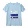Donna Nauru Flag Souvenir - Maglietta con Collo a V HapTiger - Ideale per gli Amanti della Bandiera di Nauru o con Radici nell'Isola
