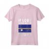 Donna Nauru Flag Souvenir - Maglietta con Collo a V HapTiger - Ideale per gli Amanti della Bandiera di Nauru o con Radici nell'Isola