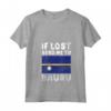 Donna Nauru Flag Souvenir - Maglietta con Collo a V HapTiger - Ideale per gli Amanti della Bandiera di Nauru o con Radici nell'Isola