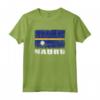 Bandiera Nauru Design Grunge - Maglietta Paese Nauru Souvenir per Uomini e Donne Amanti di Nauru