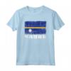 Bandiera Nauru Design Grunge - Maglietta Paese Nauru Souvenir per Uomini e Donne Amanti di Nauru