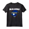 Bandiera di Nauru e Mappa - Festa Nazionale del Nauruan 2024 Maglietta - Ideale per Mostrare l'Orgoglio Nauruan e Come Souvenir