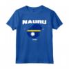 Bandiera di Nauru e Mappa - Festa Nazionale del Nauruan 2024 Maglietta - Ideale per Mostrare l'Orgoglio Nauruan e Come Souvenir