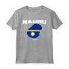 Bandiera di Nauru e Mappa - Festa Nazionale del Nauruan 2024 Maglietta - Ideale per Mostrare l'Orgoglio Nauruan e Come Souvenir