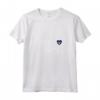 I Really Love (Cuore) Nauru - Maglietta con Collo a V Bandiera del Paese - Moda Cultura Mondiale