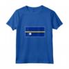 Donna Nauru T-shirt Bandiera Souvenir - Maglietta National Pride con Collo a V - Ideale come Regalo Calcio