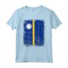 Nauru Bandiera Nauru Regali Amore Maglietta - Design Patriottico per l'Indipendenza di Nauru - Ideale per Vacanze e Regali di Compleanno