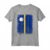 Nauru Bandiera Nauru Regali Amore Maglietta - Design Patriottico per l'Indipendenza di Nauru - Ideale per Vacanze e Regali di Compleanno
