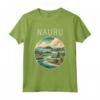 Nauru Scenario Art Deco Maglietta - Design Unico per Viaggiatori e Appassionati d'Arte