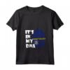 Donna Nauru It's In My DNA Pride Nauruan Flag Roots Uomini Donne bambini Maglietta con Collo a V - T-shirt Bandiera Nauru Impronta digitale