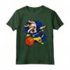 Divertente Dabbing Dog Nauru Basket Fan Jersey Nauruan Flag Maglietta - Abbigliamento da Basket per Sostenitori Orgogliosi di Nauru