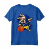 Divertente Dabbing Dog Nauru Basket Fan Jersey Nauruan Flag Maglietta - Abbigliamento da Basket per Sostenitori Orgogliosi di Nauru