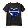 Nauru Bandiera Cuore - Love Nauru Maglietta Patriottica per Vacanze e Regali di Compleanno