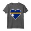 Nauru Bandiera Cuore - Love Nauru Maglietta Patriottica per Vacanze e Regali di Compleanno