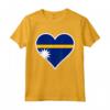 Nauru Bandiera Cuore - Love Nauru Maglietta Patriottica per Vacanze e Regali di Compleanno