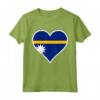 Nauru Bandiera Cuore - Love Nauru Maglietta Patriottica per Vacanze e Regali di Compleanno
