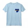 Nauru Bandiera Cuore - Love Nauru Maglietta Patriottica per Celebrare l'Indipendenza - Ideale per Regalo di Compleanno o Viaggiatori