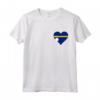 Nauru Bandiera Cuore - Love Nauru Maglietta Patriottica per Celebrare l'Indipendenza - Ideale per Regalo di Compleanno o Viaggiatori