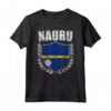 Nauru Maglietta - Nauru Flag Design per Patrioti - Ideale per Mostrare l'Orgoglio Nazionale