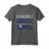 Bandiera Nauru Distressed - Uomo Donna Bambini - Maglietta Bandiera Nauruan - Acquista per Mostrare il Tuo Orgoglio e Sostegno