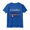 Bandiera Nauru Distressed - Uomo Donna Bambini - Maglietta Bandiera Nauruan - Acquista per Mostrare il Tuo Orgoglio e Sostegno