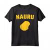 Isolato Giallo Silhouette di uno - Mappa di Nauru Maglietta - Perfetta per Residenti e Visitatori di Nauru - Orgoglio Nauruano