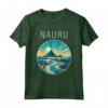 Nauru Scenario Art Deco Maglietta - Design Esclusivo per Appassionati di Viaggi e Turisti - Acquista Online