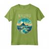 Nauru Scenario Art Deco Maglietta - Design Esclusivo per Appassionati di Viaggi e Turisti - Acquista Online