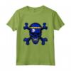 Nauru Flag Skull - Nauru Regali Love Nauruan Roots Maglietta - Ideale per Mostrare Orgoglio e Cultura Nauru